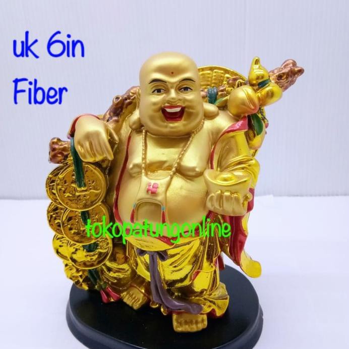 Jual Patung Buddha Maitreya Julaihut Uk In Fiber Shopee Indonesia