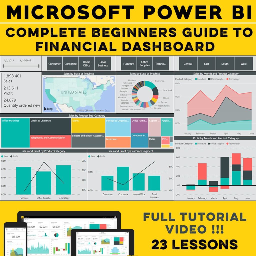 Jual Microsoft Power BI - Complete Beginners Guide to Financial ...