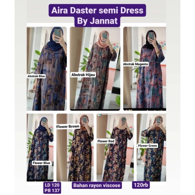 Aira daster semi dress by Jannat
