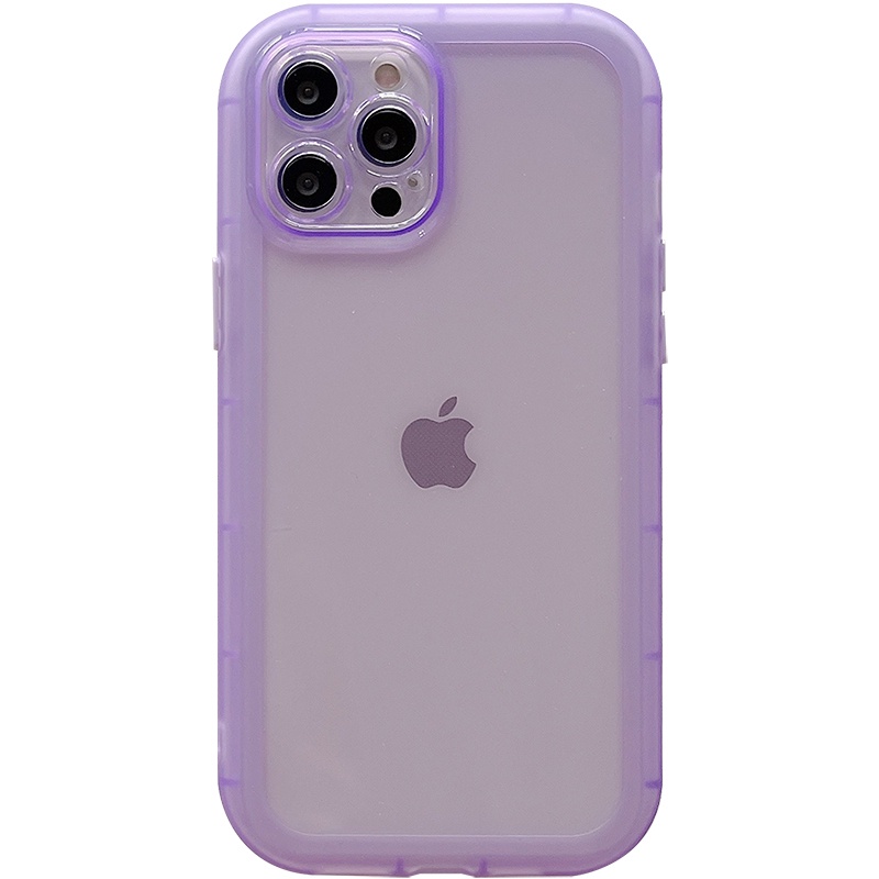 Case Airbag Shockproof Warna Permen Untuk IPhone 11 12 13 Pro Max XS XR X 7 8 Plus SE 2020