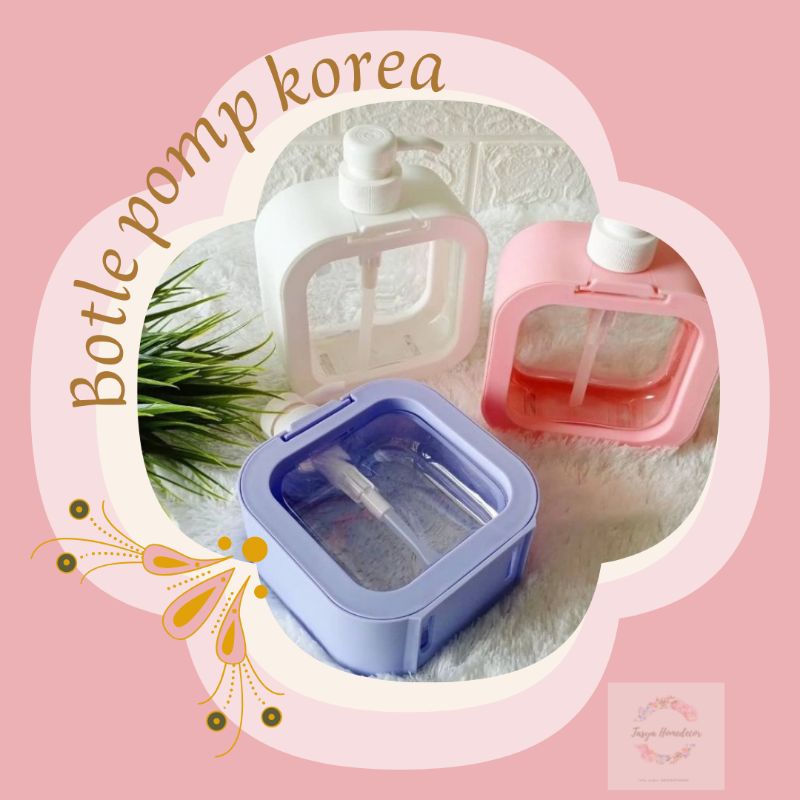 botol pump korea aestetic/dispenser sabun/wadah sabun cuci tangan