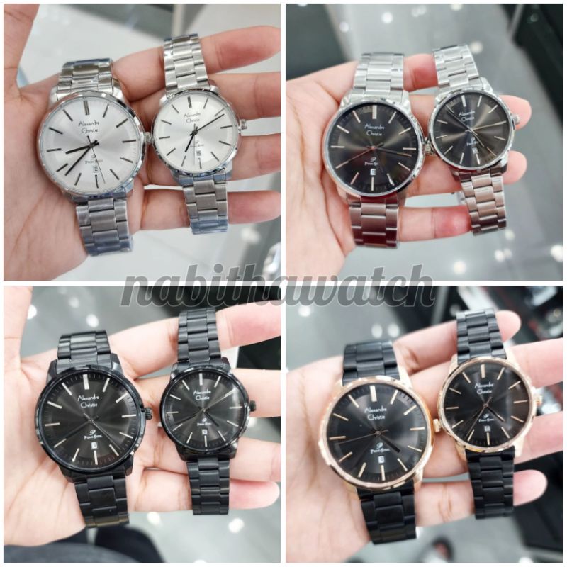 Jam Tangan Couple Alexandre Christie AC1030 New 1030 Original Garansi Resmi