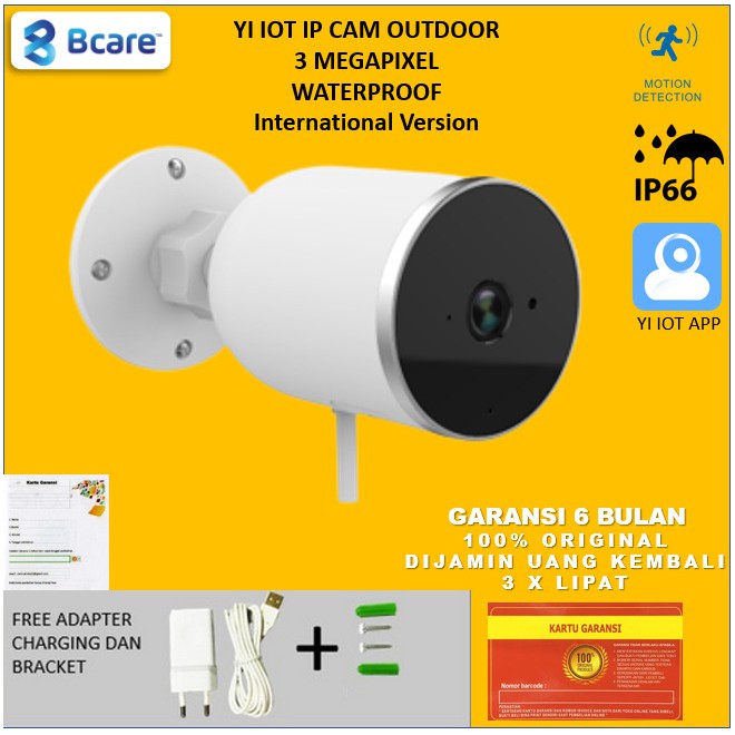 YI IOT IP Cam Outdoor Smart Home 3MEGAPIXEL Waterproof