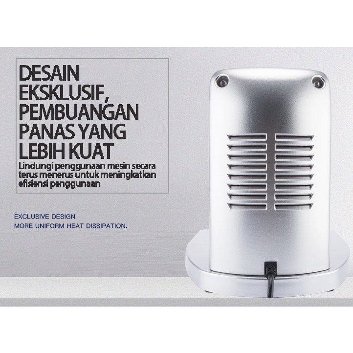 Ice Crusher Penghancur Es Batu  Mesin Es Serut Dua Mata Pisau Daya 300 Watt