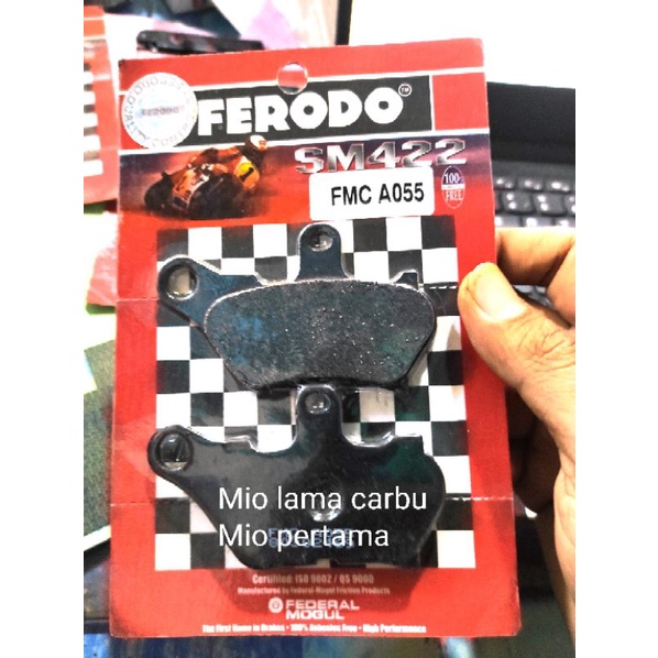 promo!! kampas rem depan asli FERODO Made in italy Yamaha Mio carbu Mio lama pertama100% original