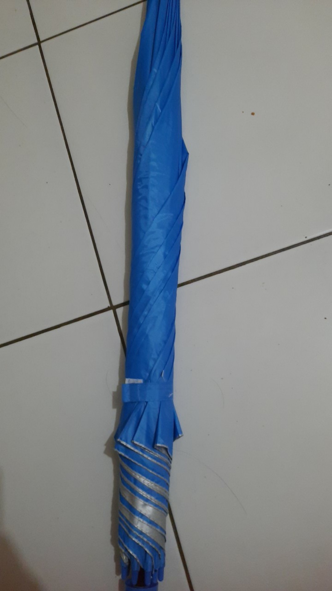 Tabasa Payung Golf Polos Lapis Silver Anti Uv