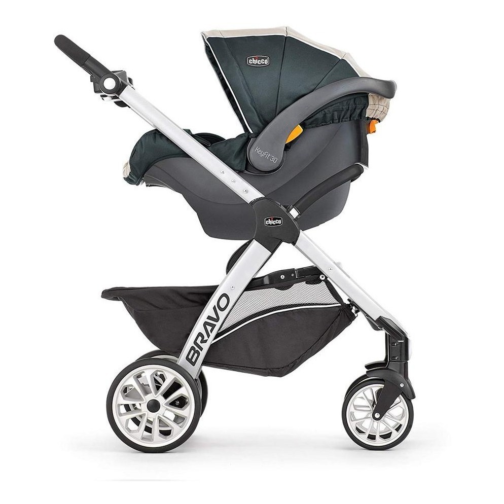 Chicco Bravo Stroller Travel System Champagne Keyfit Carrier Base Shopee Indonesia