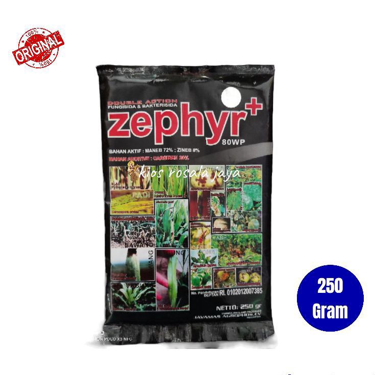 Fungisida dan Bakterisida Zephyr 80 WP 250 gram