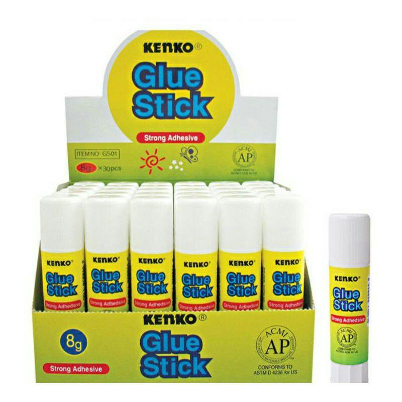 

LEM STICK/GLUE STICK KENKO 8g#lemkertas#lemmurah#lempraktis#lemkenko