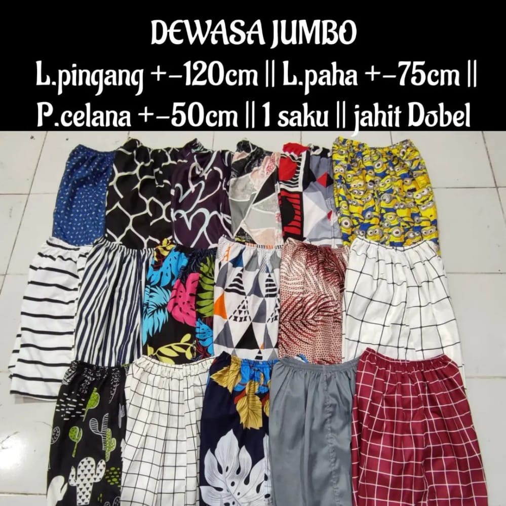 CELANA BOXER TERMURAH CELANA PENDEK KOLOR  RIJEK MOTIF / BS MOTIF
