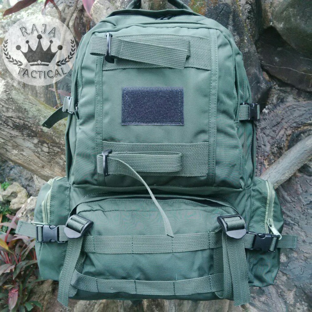 Ransel Hijau Army TNI Tas Punggung Hijau TNI Tactical Tas Lebanon