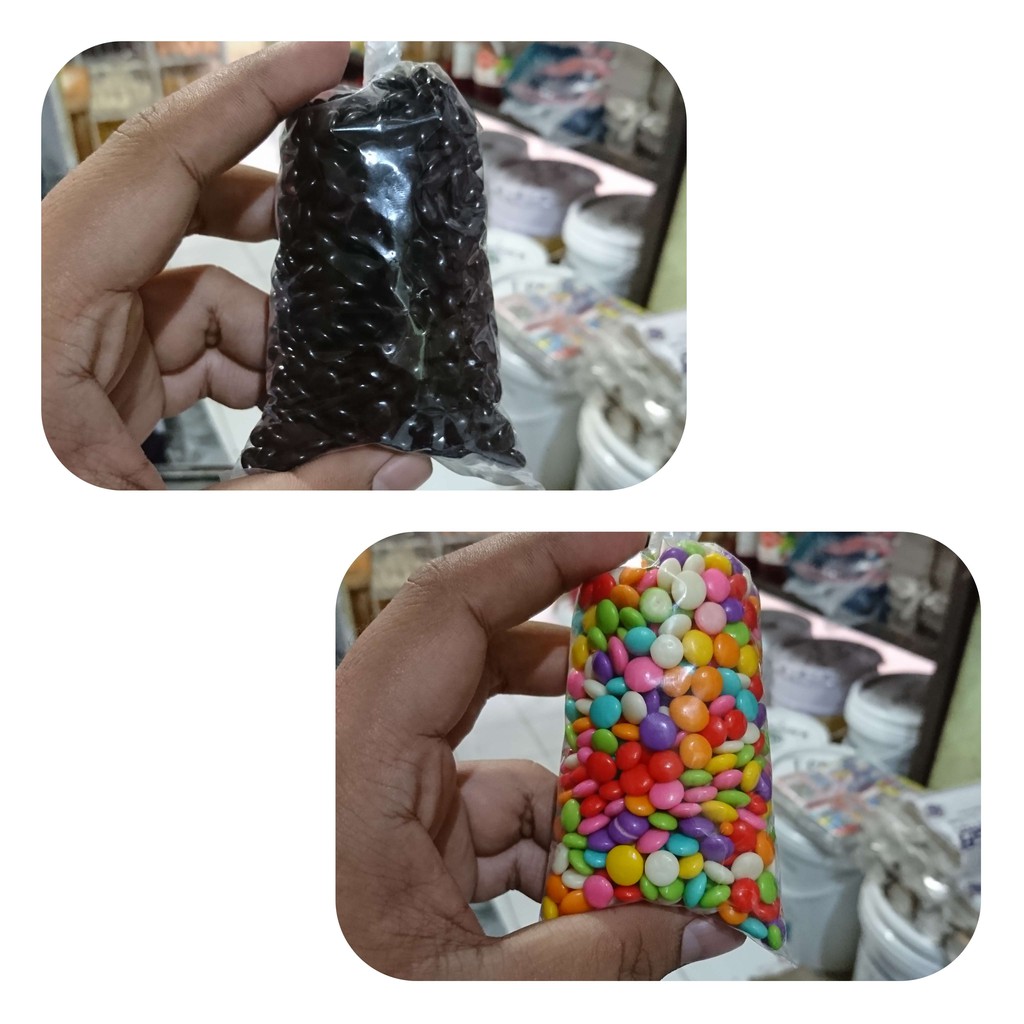 

CHOCOCHIPS COKELAT / RAINBOW MERK LAGIE / ELMER REPACK 100 GR
