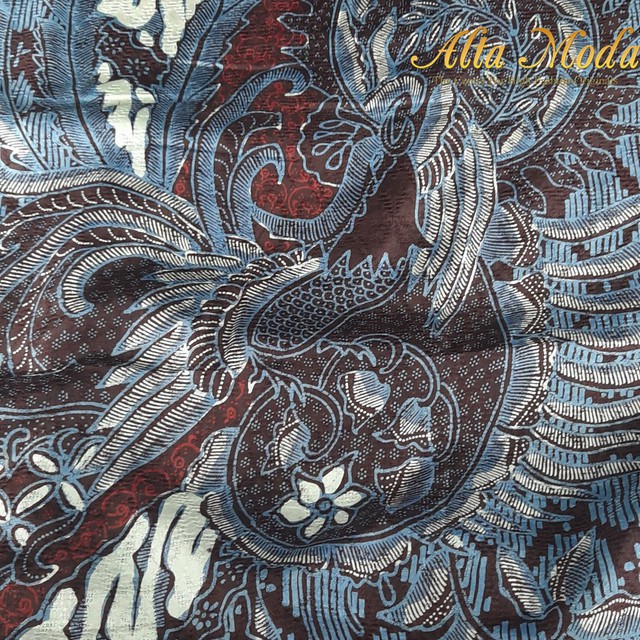 

Alta Moda Batik Tulis Asli - Parang Mix Naga Biru Marun