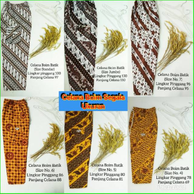 Celana Boim||Celana Batik||Celana Santai