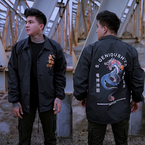 Crewneck Coach (Coach jaket Naga Japan) Jaket pria sweater Original Distro