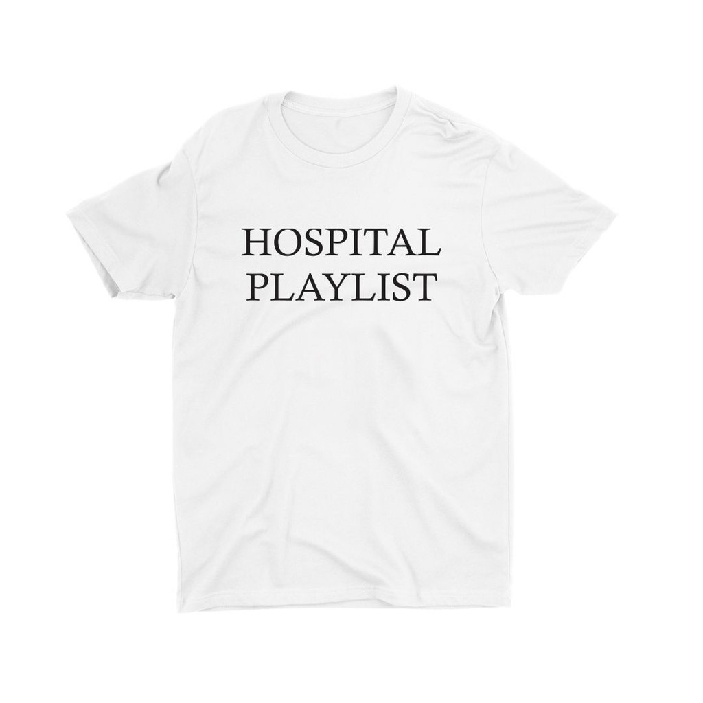 Tshirtallday Kaos Premium Pria &amp; Wanita 100% Cotton Combed bisa Oversize HOSPITAL PLAYLIST