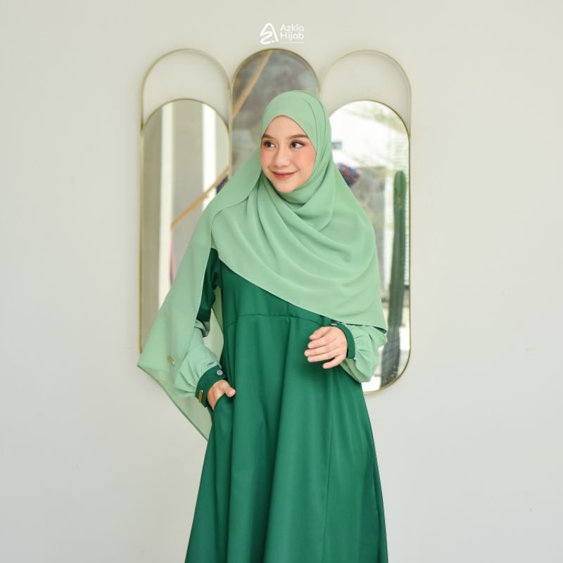Gamis toyobo Azkia Hijab/Gamis Azalea/gamis busui/Gamis Dewasa