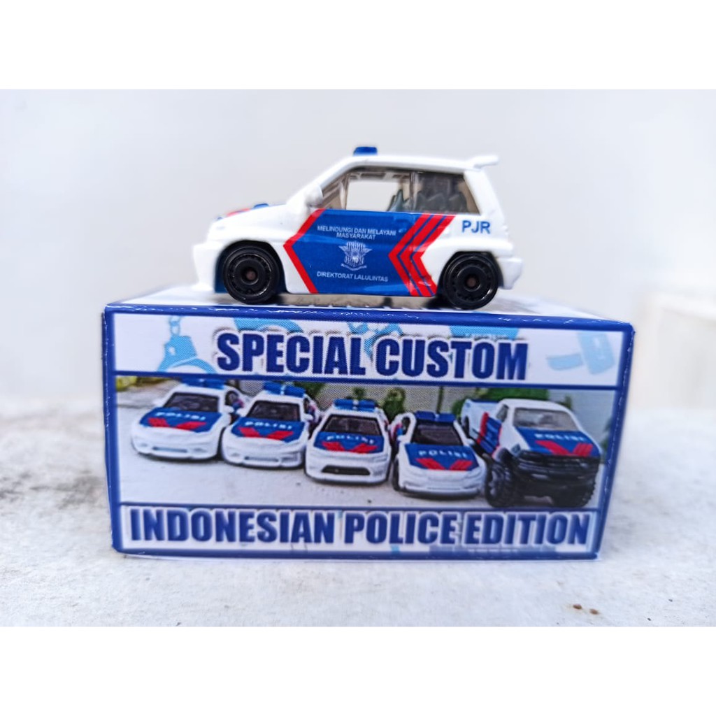 Hotwheels HW 85 Honda City Turbo II Custom Mobil Polisi Indonesia Patwal PJR