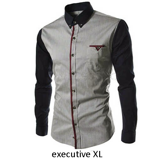 Executive silver XL Pakaian Pria