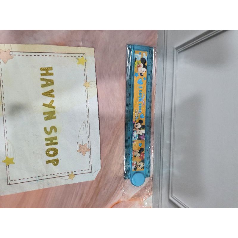 penggaris bisa di lipat 30cm/garisan lipat-Mickey