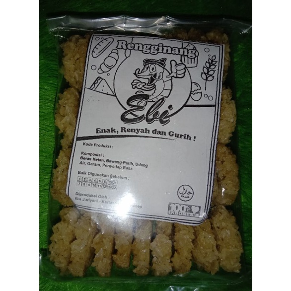 

Regginang Ebi khas Sumenep Madura 500g