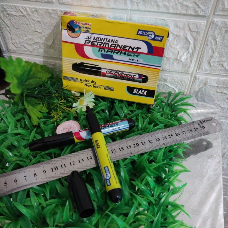 

SPIDOL PERMAMENT MARKER WARNA HITAM MONTANA MP-11