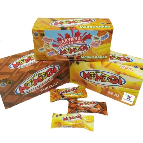 

Momogi Cemilan Jagung, Coklat, Keju Isi 20