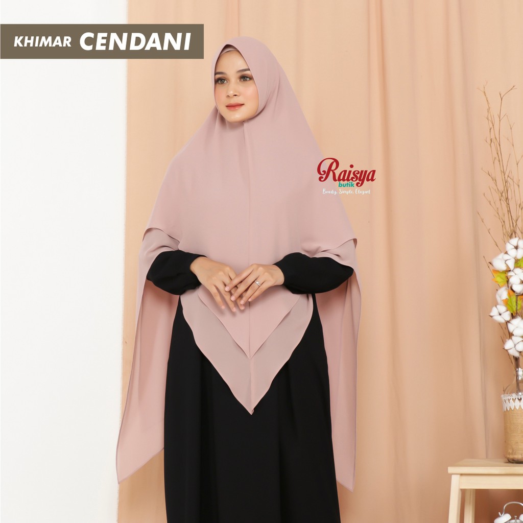 Hijab Syar'i Cendani / Khimar Cendani / Hijab Instant Cendani