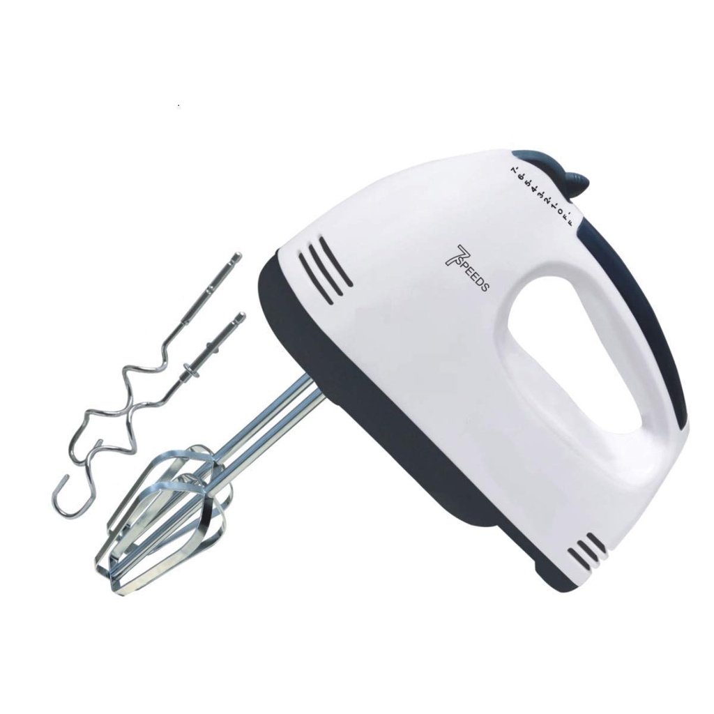 Scarlett Mixer Tangan Listrik 7 Speed Kecepatan Hand Mixer Pengocok Adonan Kue Telur