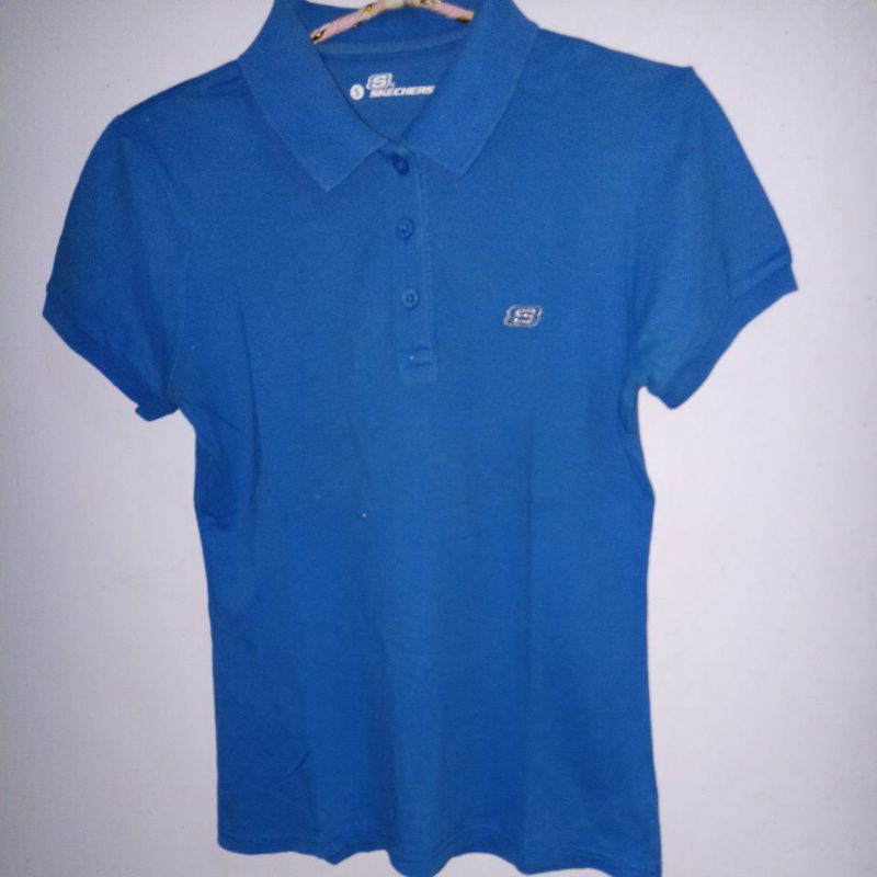 Kaos Kerah Polo Skechers Preloved