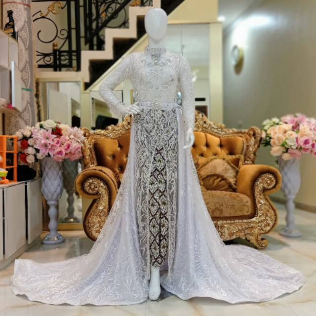 Kebaya akad moderen Payet jepang kebaya murah mewah