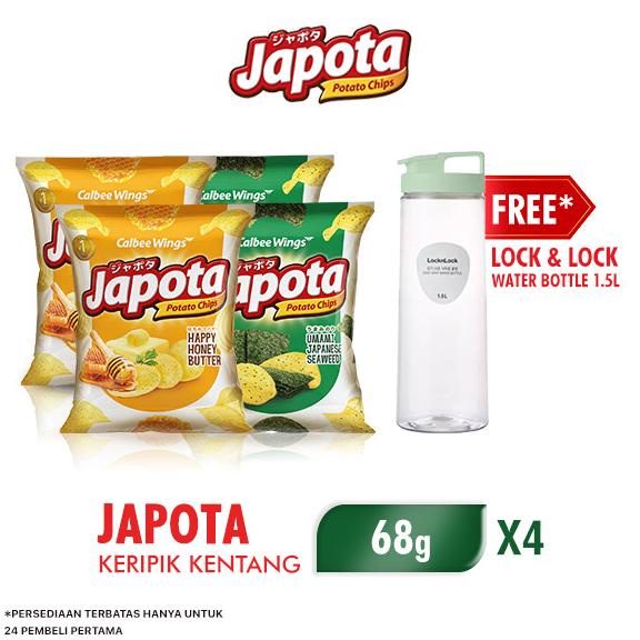 

Japota Gak Cukup Satu! 68 gr Free Water Bottle 1.5 L