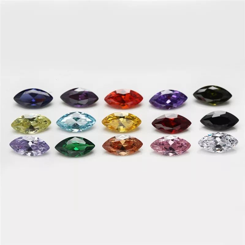 A5 QUALITY Marquise Shape Cubic Zirconia Bentuk Beras atau Padi