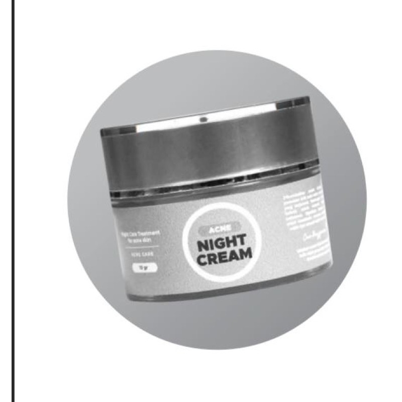 Paket Acne shale 25% Bening's Skincare By Dr.Oky Pratama ~ BENING's clinic Perawatan Wajah-Night cream