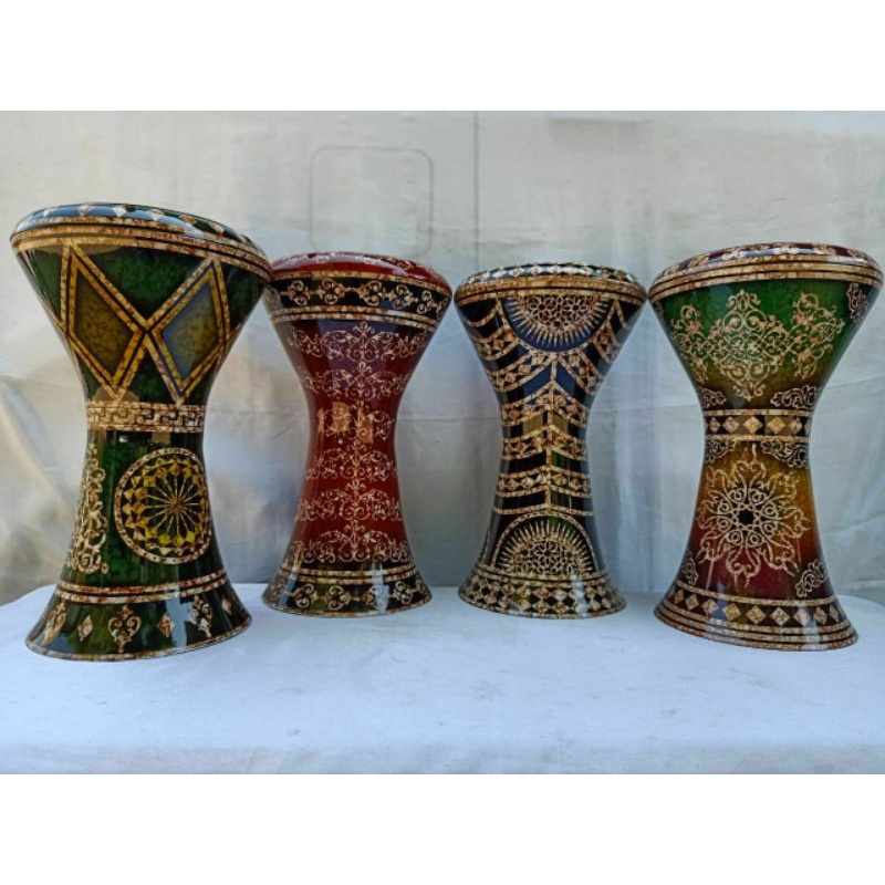 Darbuka Calti Dumbuk Istimewa Motif Timur Tengah 8 Inch Mika Remo Percusion Bahan Berkualitas Aha Be