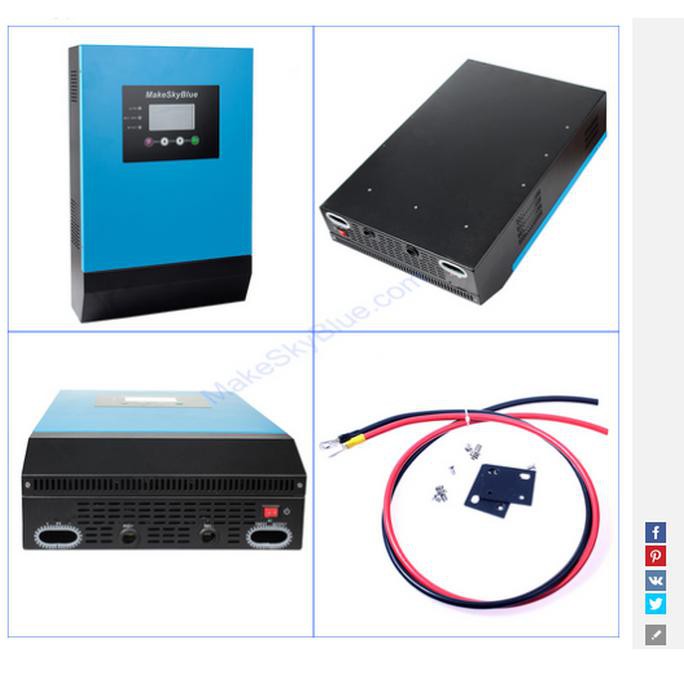 Hybrid Solar Inverter 3000Va 3Kva Ratepower 3000W 3000Watt Makeskyblue Inwer3315 Ayo Beli