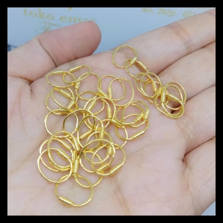 TERLARIS ANTING EMAS BAYI KENIP 24K PALING LAKU