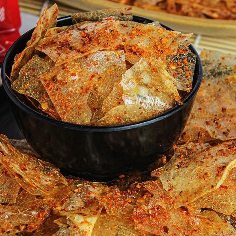 

250gr Keripik Kaca Kripca Oven Pedas Daun Jeruk