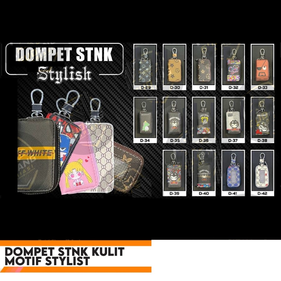 Dompet STNK Kulit Motif Stylist