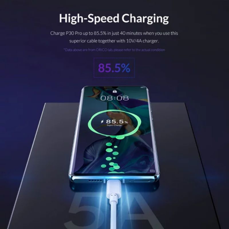 Charger Fast Charging《AROVER R08》Charger 60w Super Doble Power - Free Kabel Data