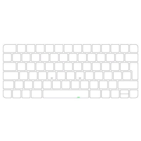 Film Pelindung Keyboard Anti Debu Untuk Apple Imac 2021