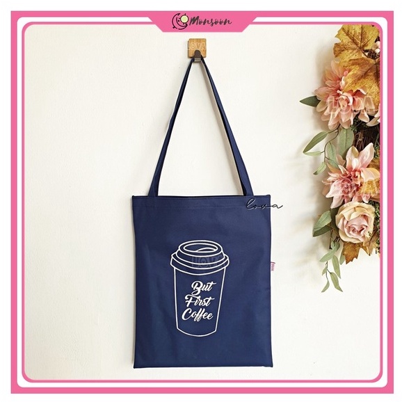 Monsoon - COFFEE ADA RESLETING/PEREKAT Dari JKT - BISA COD TAS TOTEBAG KOPI SLINGBAG