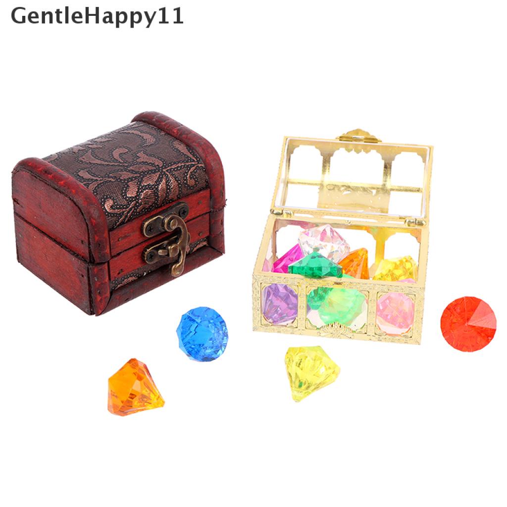 Gentlehappy 10pcs / Set Mainan Berlian Imitasi Warna-Warni Untuk Anak Laki-Laki / Perempuan