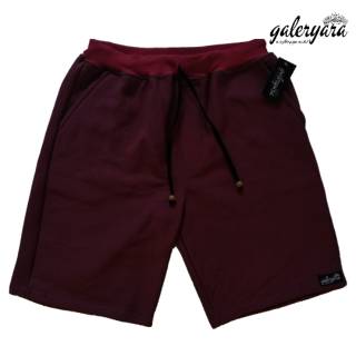  BIG  SIZE  Celana  Jogger  Pendek Pria Nick Pinggang Karet 