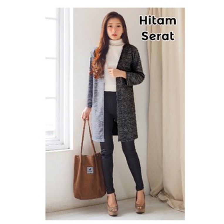 Chamele Long Cardigan Callie Wanita Outerwear Wanita Panjang