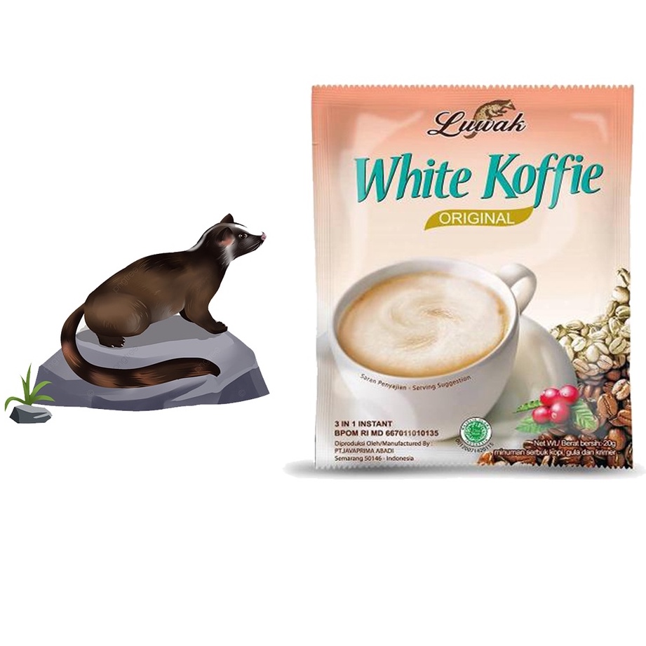 

Luwak White Koffie Kopi Putih Renceng (Isi 10)