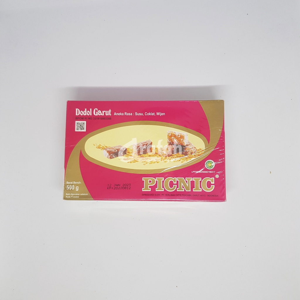 Dodol Garut Picnic Classic Original 500gr Oleh-oleh khas Garut