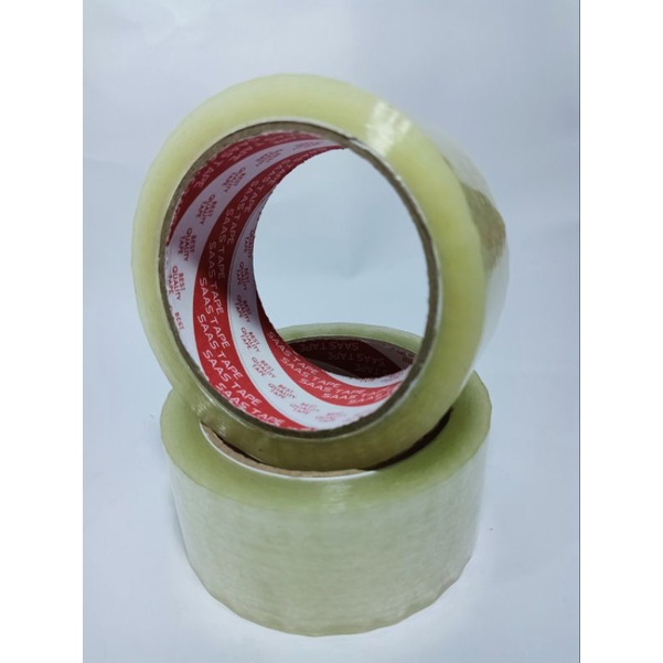 

lakban bening 45mm x 72 yard full saas tape per roll
