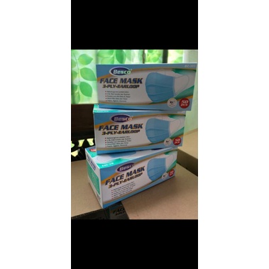BESCO masker medis ori warna hijau dan biru surgical 50 pc/box