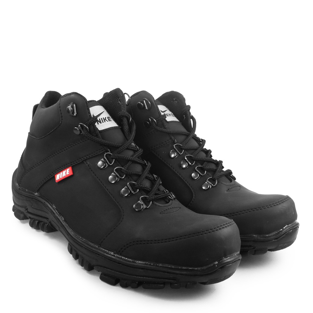 MS - Sepatu Gunung Pria Dewasa Nike Amazon Hitam Boots Safety Sport Outdoor Hiking Bots Kekinian